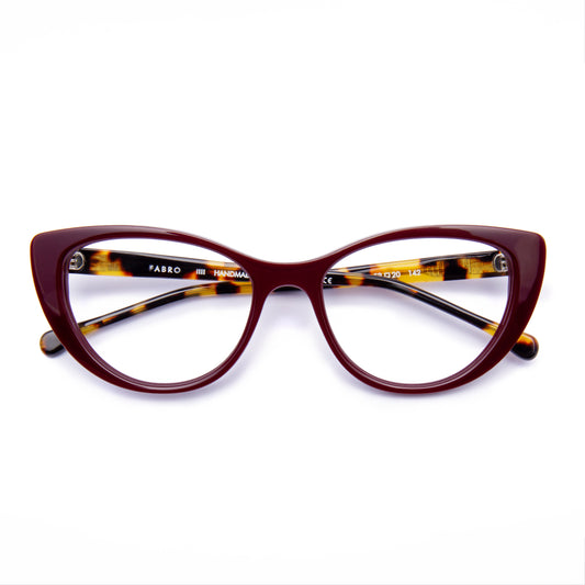 Óculos de grau em acetato feminino bordô