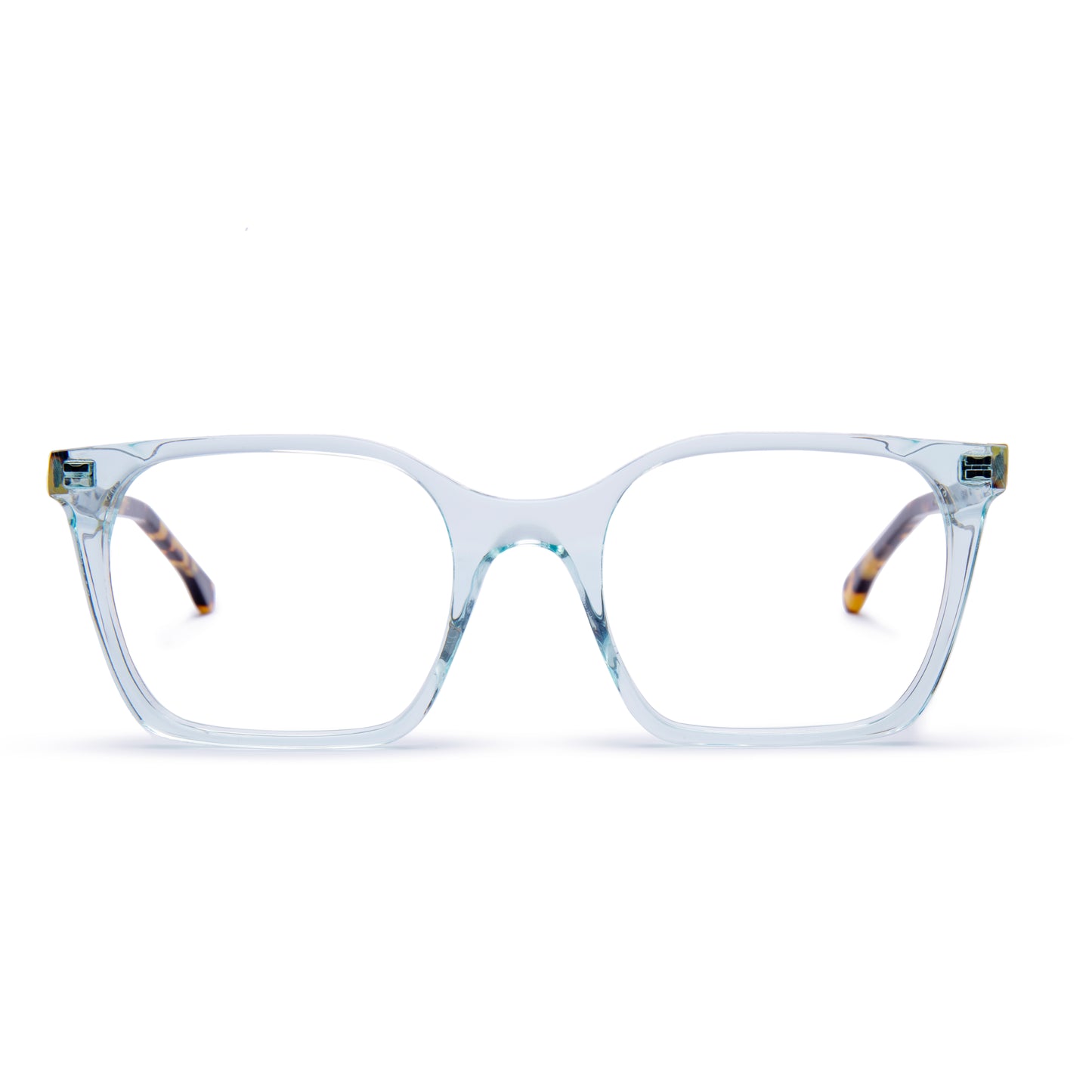 Óculos Amalfi // Cor 152 // Azul Turquesa // hastes em Havana Clássico
