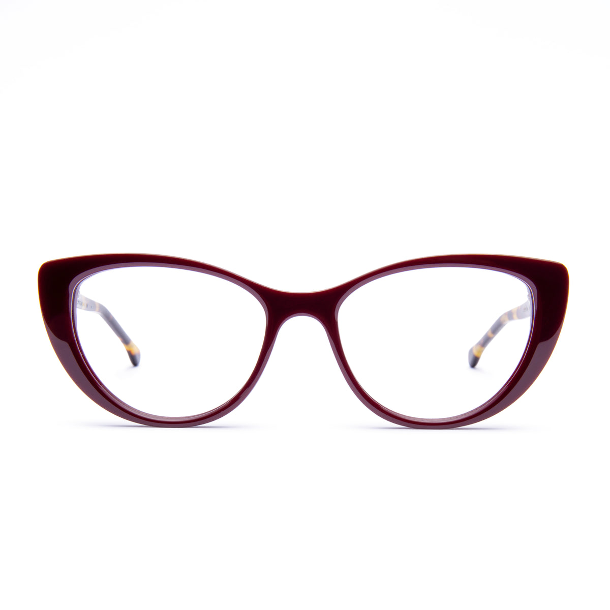Óculos de grau Fabro Bardot — Vermelho Bordeaux