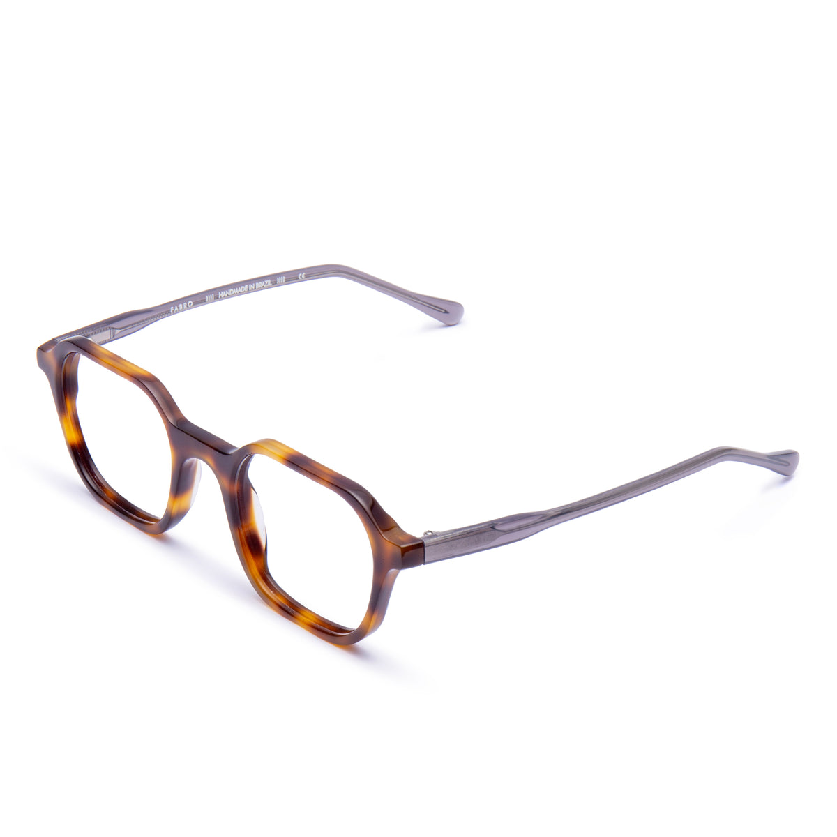 Óculos de grau Fabro Alba — Havana Marrom Escuro