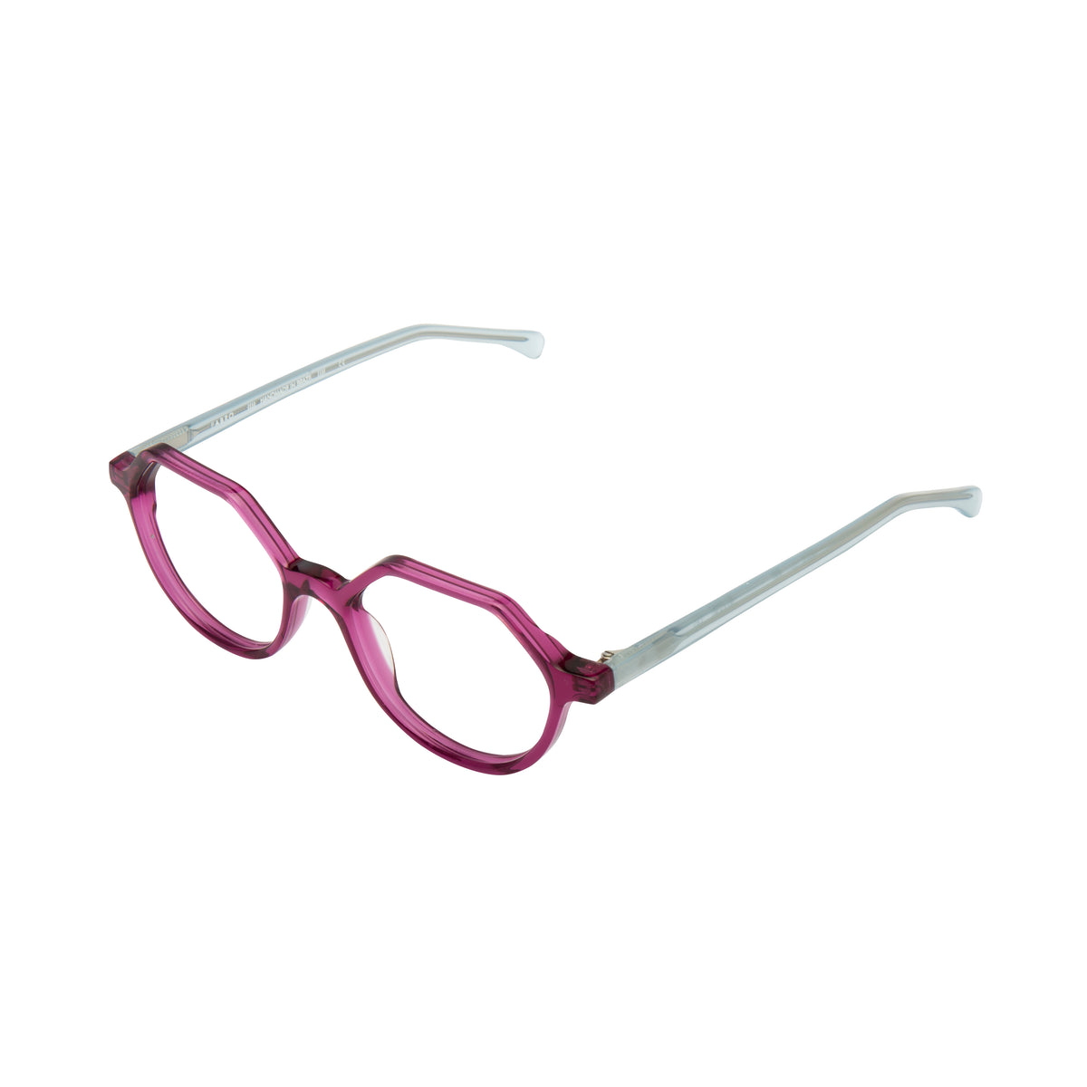 Óculos de grau Fabro Anile — Magenta Transparente