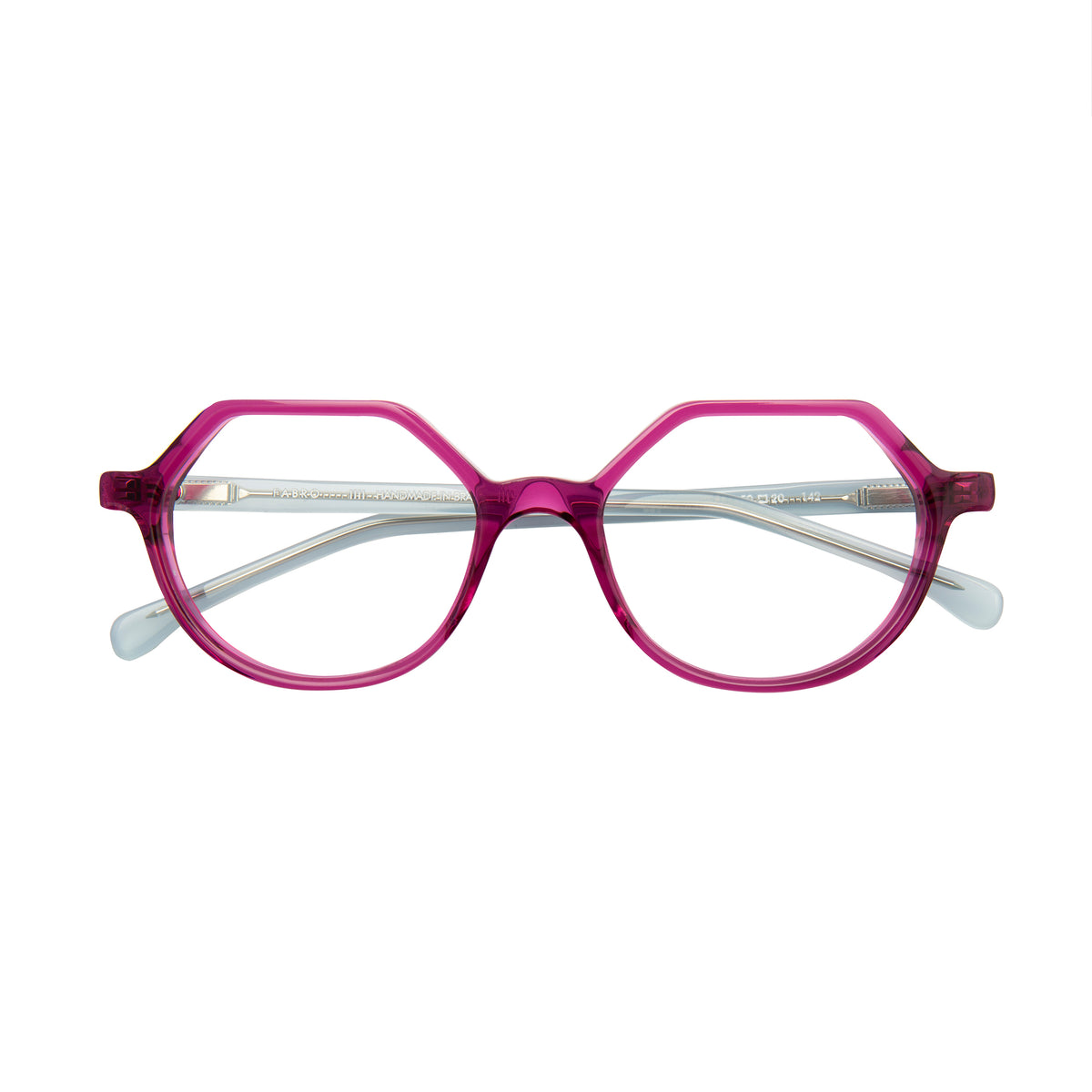 Óculos de grau Fabro Anile — Magenta Transparente