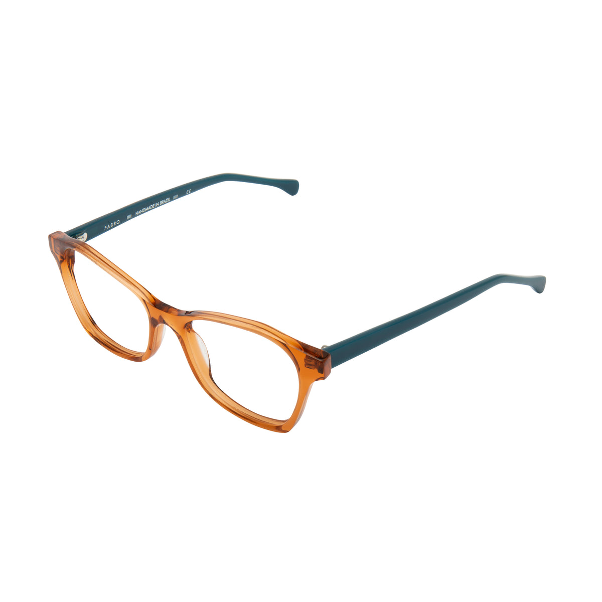 Óculos de grau Fabro Belvedere — Laranja Âmbar