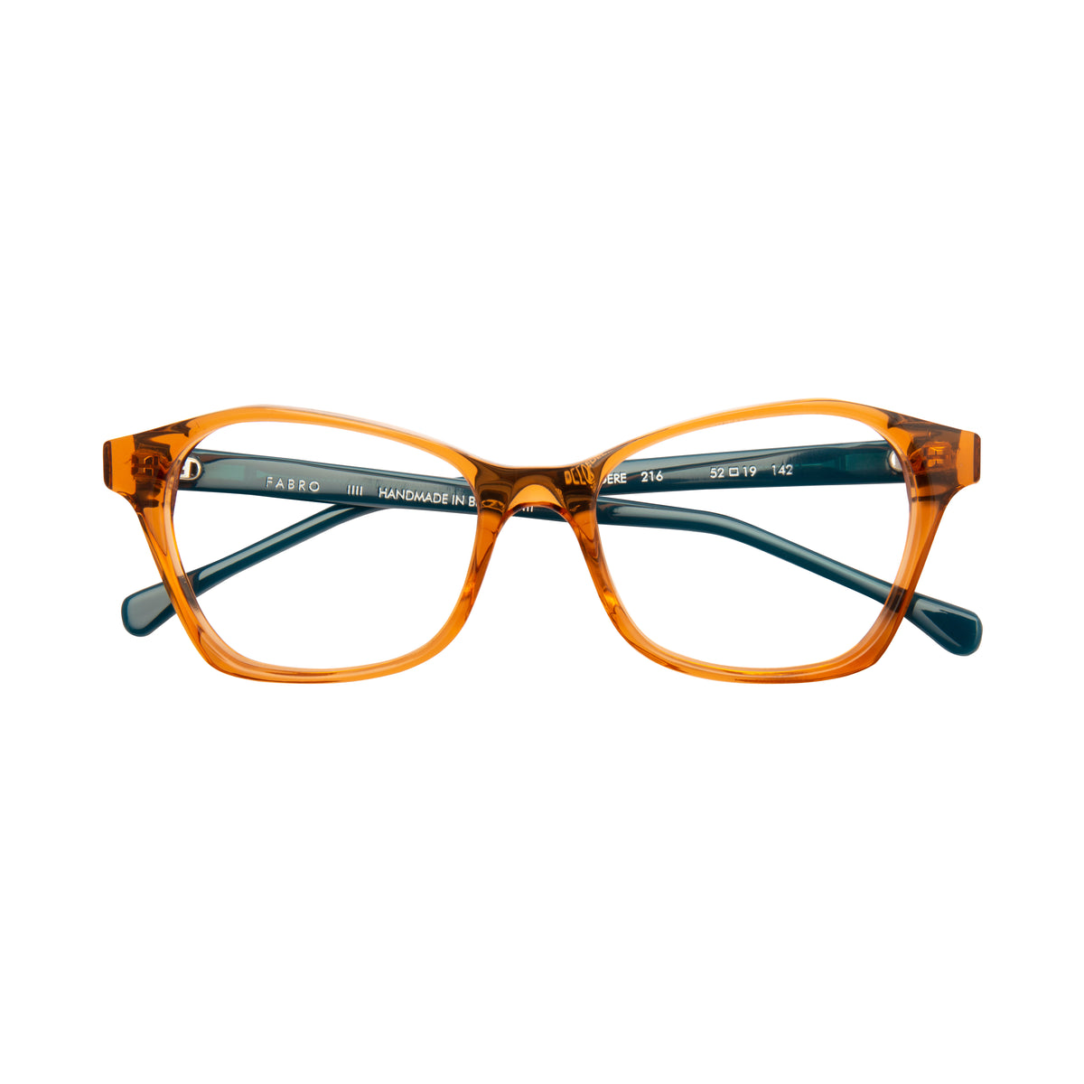 Óculos de grau Fabro Belvedere — Laranja Âmbar