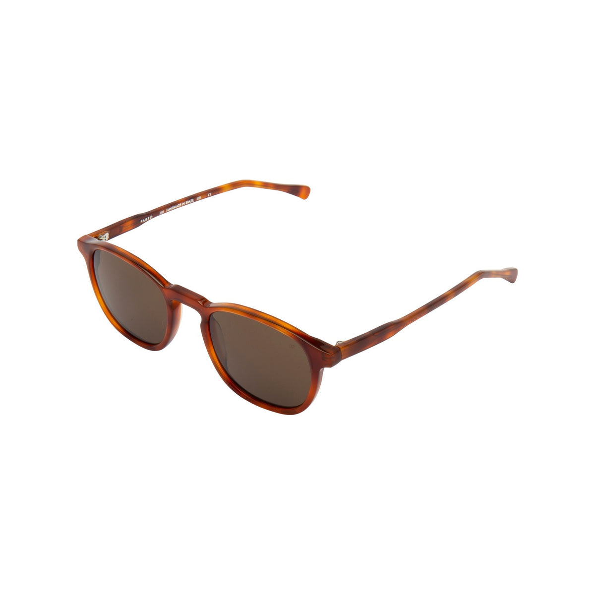 Óculos de sol Fabro Bentley — Havana Marrom Claro