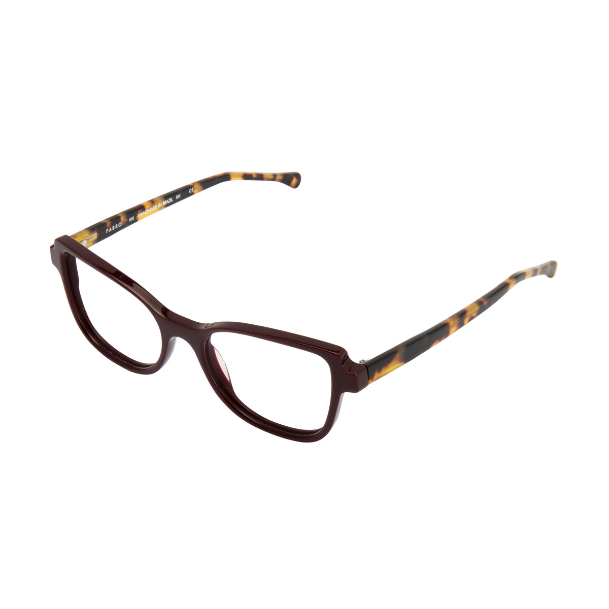 Óculos de grau Fabro Brindisi — Vermelho Bordeaux