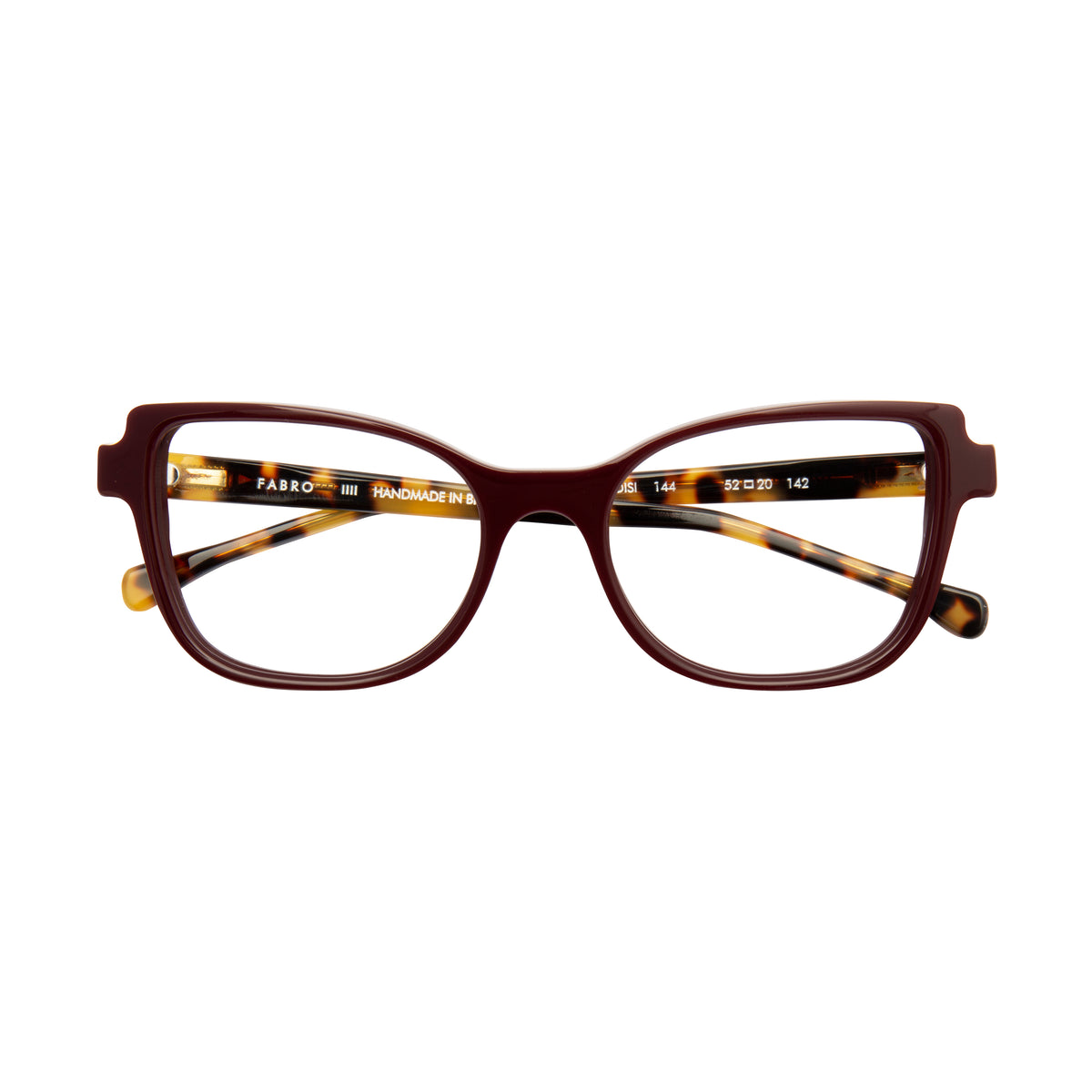 Óculos de grau Fabro Brindisi — Vermelho Bordeaux