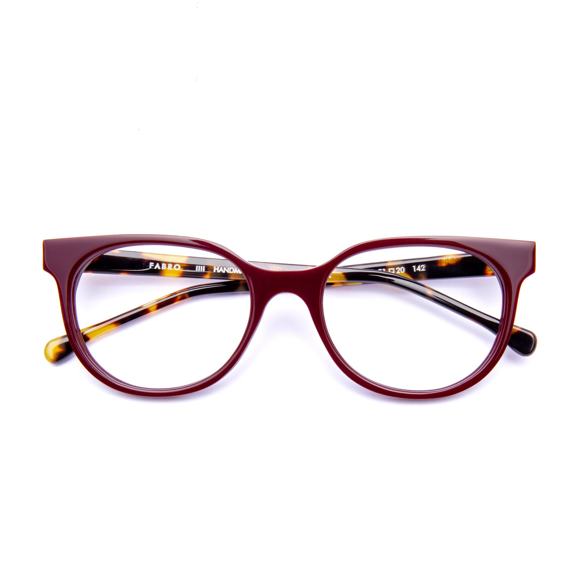 Óculos de grau Fabro Buona — Vermelho Bordeaux