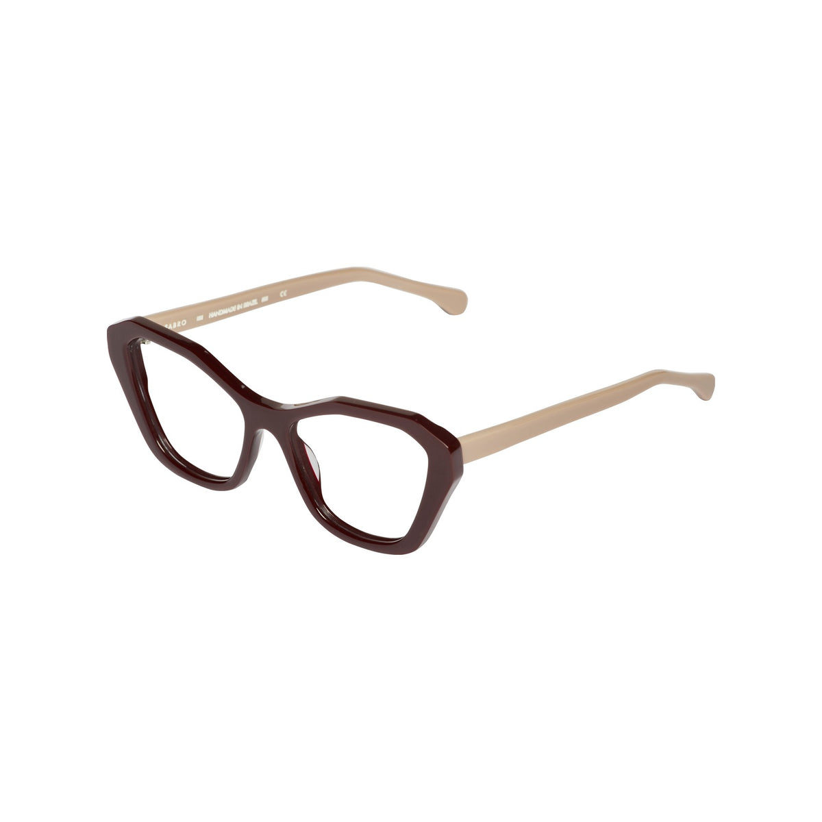 Óculos de grau Fabro Cadore — Vermelho Bordeaux