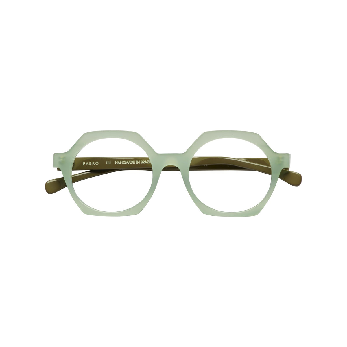 Óculos de grau Fabro Cannes — Verde Menta Milk