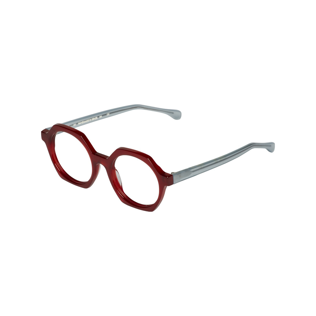 Óculos de grau Fabro Cannes — Vermelho Milk