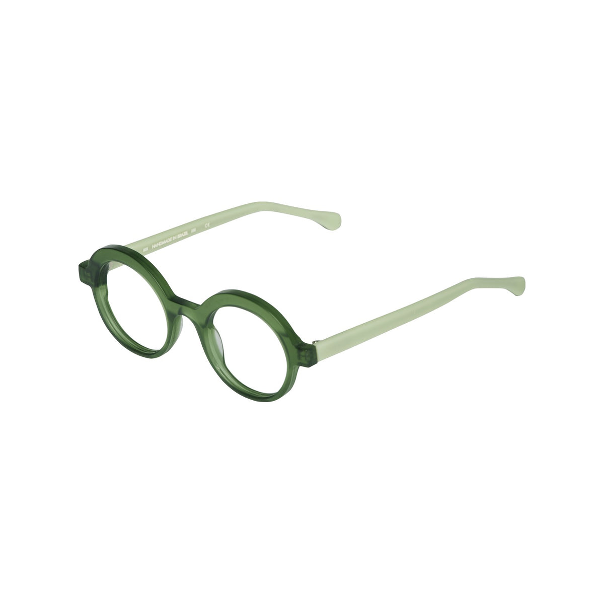 Óculos de grau Fabro Capri — Verde Claro Transparente
